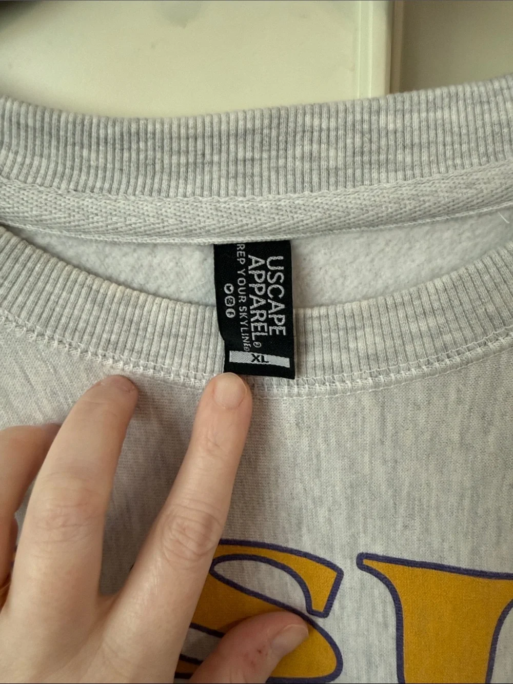 LSU Tigers Gray Crewneck Sweatshirt